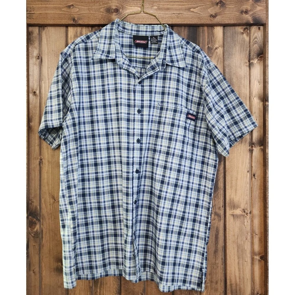 MENS DICKIES SHORT SLEEVE BUTTON DOWN SHIRT